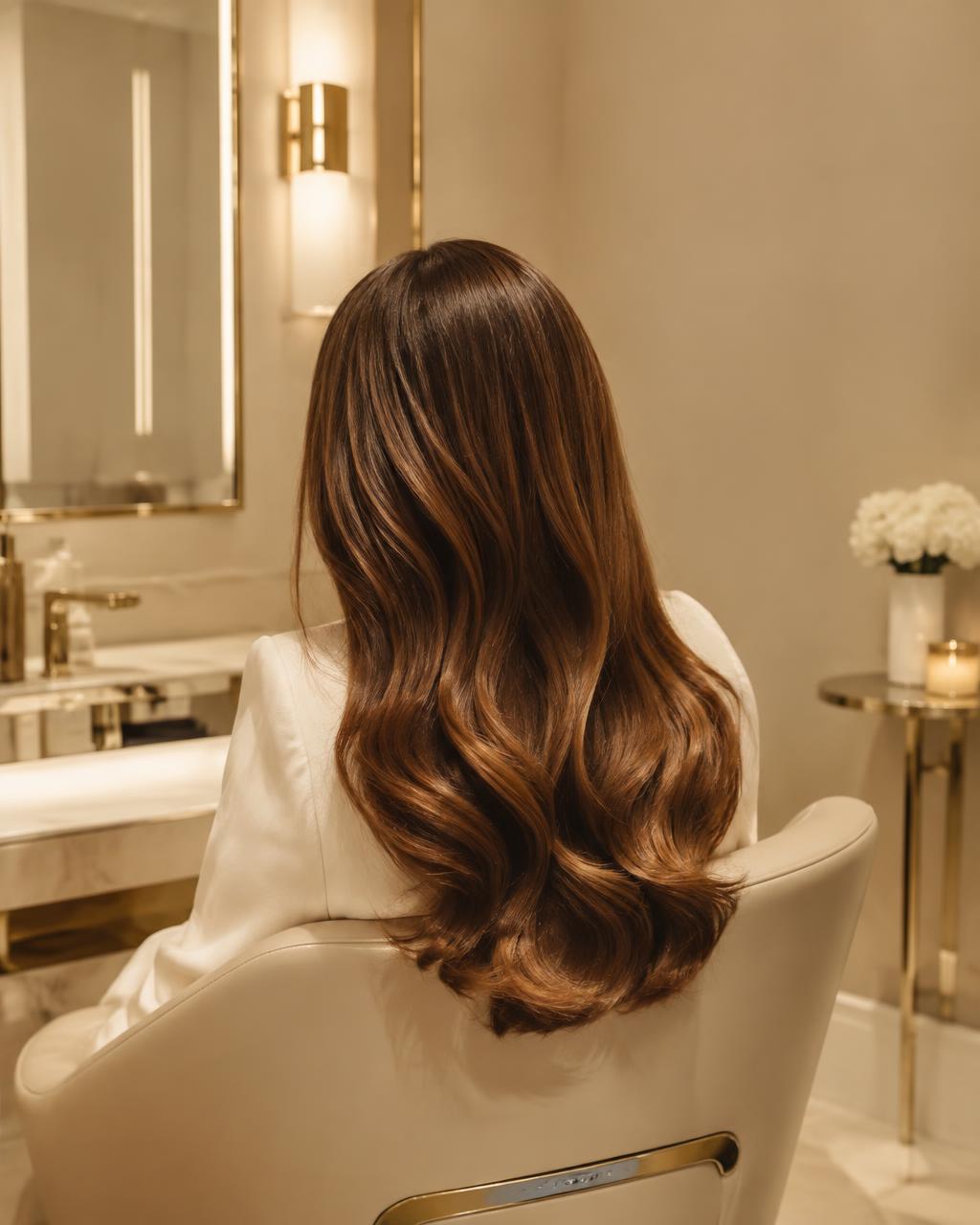 Espace coiffure élégant (image de démonstration)